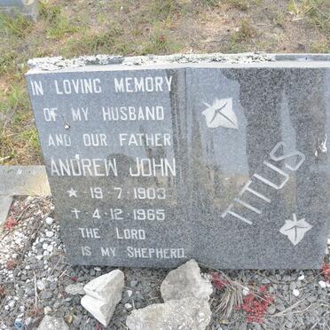 TITUS Andrew John 1903-1965