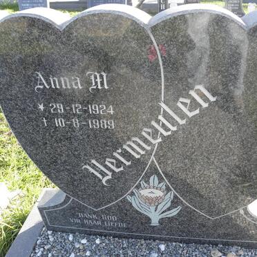 VERMEULEN Anna M. 1924-1989
