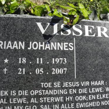 VISSER Riaan Johannes 1973-2007