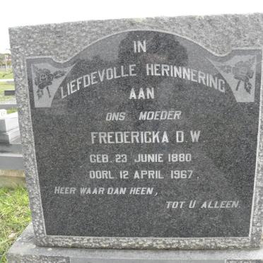 VICTOR Fredericka D.W. 1880-1967