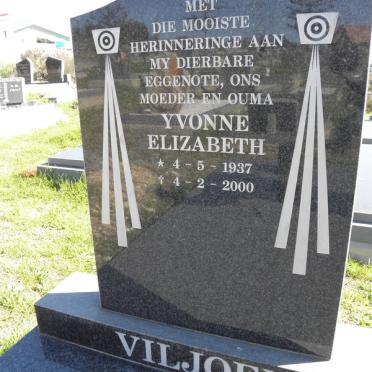 VILJOEN Yvonne Elizabeth 1937-2000