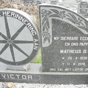 VICTOR Matheus D. 1936-1976