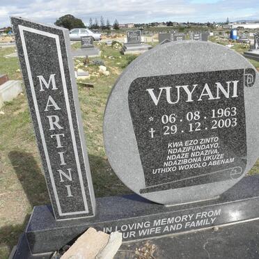 VUYANI  Martini 1963-2003