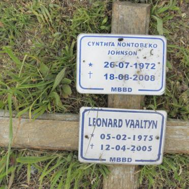 VAALTYN Leonard 1975-2005 :: JOHNSON Cynthia Nontobeko 1972-2008