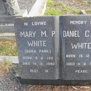 WHITE Daniel C.M. 1894-1971 &amp; Mary M.P. PARK 1911-1990