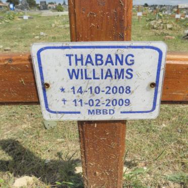 WILLIAMS Thabang 2008-2209