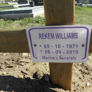 WILLIAMS Rekem 1971-2010