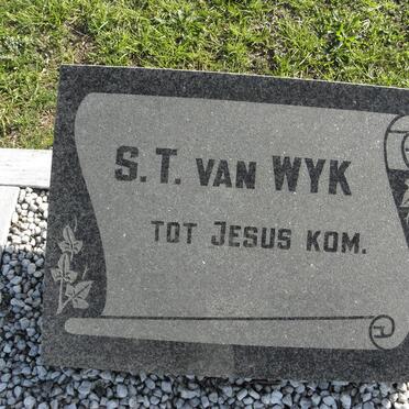 WYK S.T., van