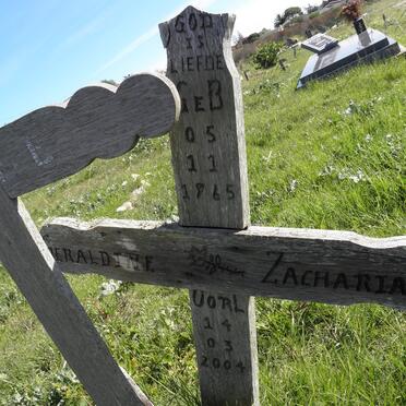 ZACHARIA Geraldine 1965-2004