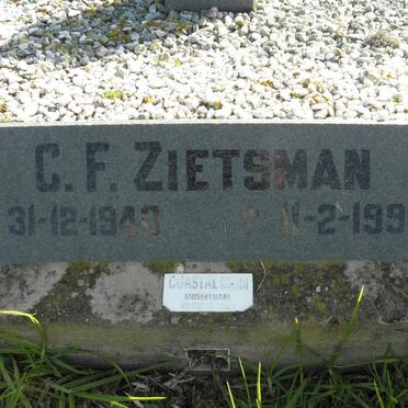 ZIETSMAN C.F. 1940-1996