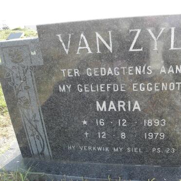 ZYL Maria, van 1893-1979