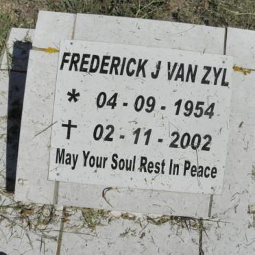 ZYL Frederick J., van 1954-2002
