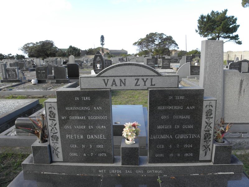 ZYL Pieter Daniël, van 1912-1973 &amp; Jacomina Christina 1904-1976