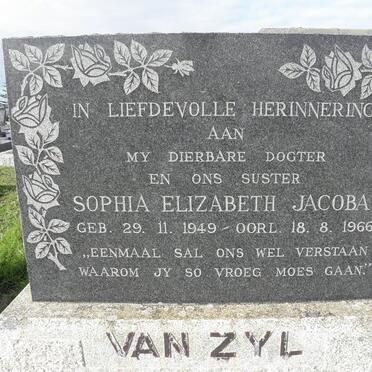ZYL Sophia Elizabeth Jacoba, van 1949-1966