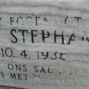 ZYL Stephanus Petrus, van 1936-1986