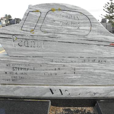 ZYL Stephanus Petrus, van 1936-1986 :: VAN ZYL Stephan 1965-1996