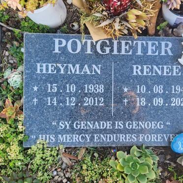 POTGIETER Heyman 1938-2012 & Renee 1942-2022