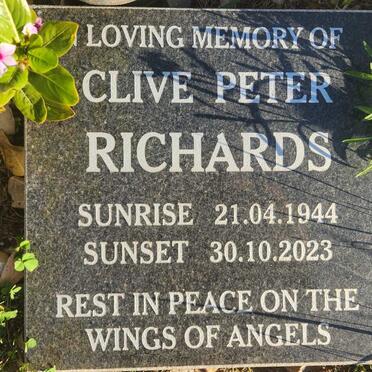 RICHARDS Clive Peter 1944-2023