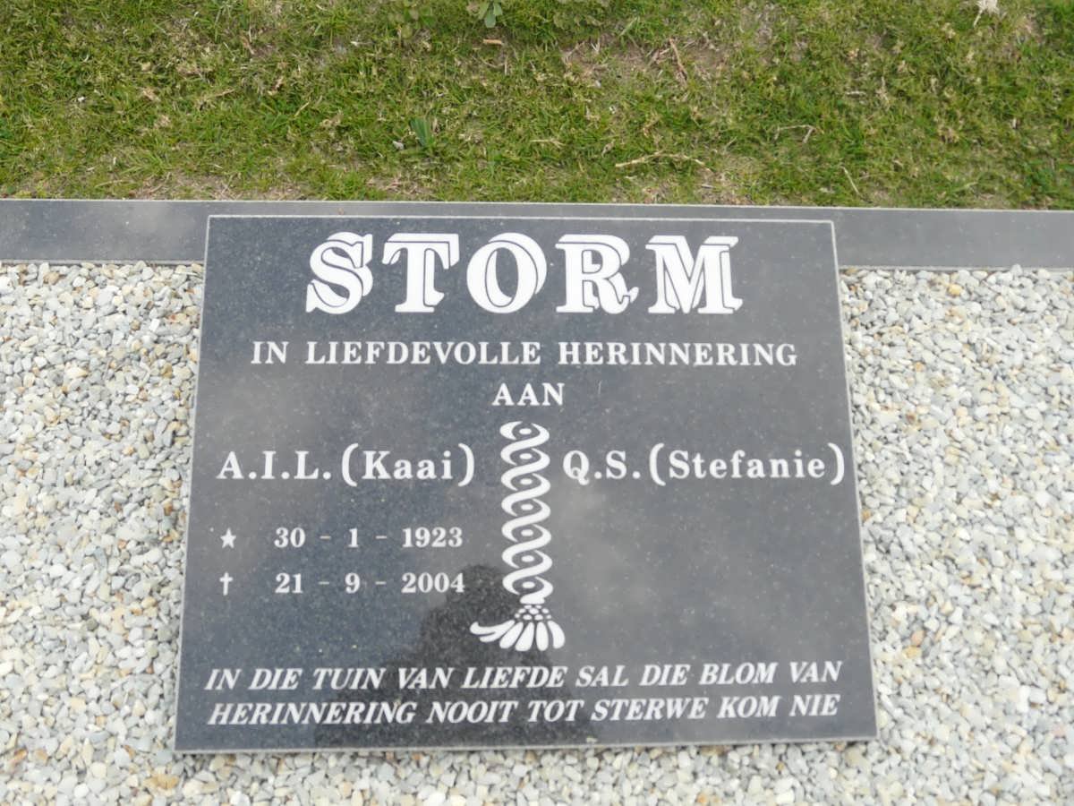 STORM A.I.L. 1923-2004 &amp; Q.S.