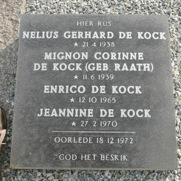 RAATH :: DE KOCK
