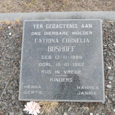 BOSHOFF Catrina Cornelia 1886-1962