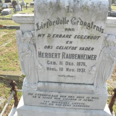 RAUBENHEIMER Herbert 1876-1931