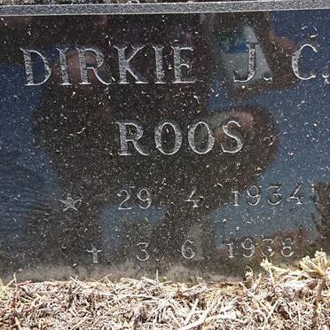 ROOS Dirkie J.C. 1934-1938