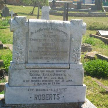 ROBERTS Emmerentia Margaret nee HONIBALL -1933
