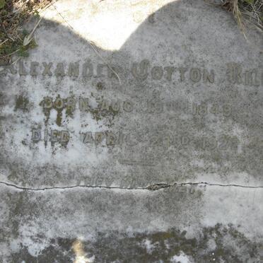 RILEY Alexander Cotton 1849-1922 &amp; Emma Sarah COX 1851-1916