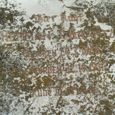 KRANTZ Herman J. 1858-1931