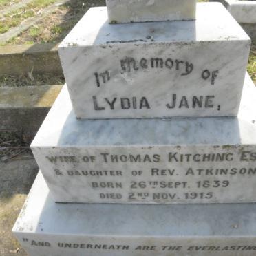 KITCHING Lydia Jane nee ATKINSON 1839-1915