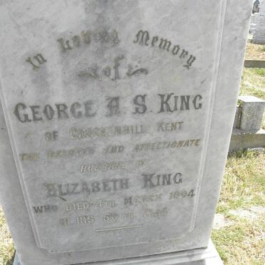 KING George A.S. -1904 :: KING John 1890-1892 :: KING James F. 1877-1904