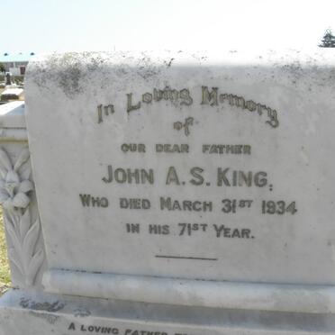 KING John A.S. -1934