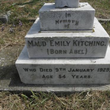 KITCHING Maud Emily nee ABEL -1929