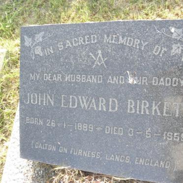 BIRKETT John Edward 1889-1959