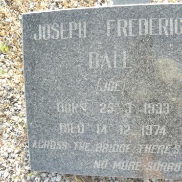 BALL Joseph Frederick 1933-1974