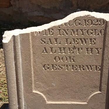 BOTHA H.C. 18?2-1929