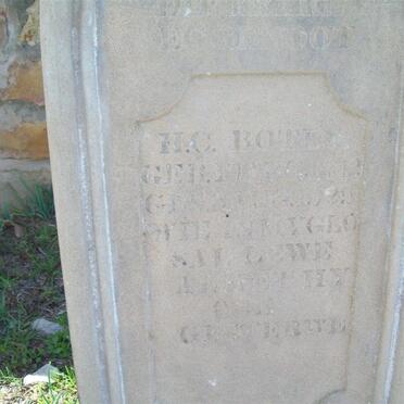 BOTHA H.C. 1872-1929