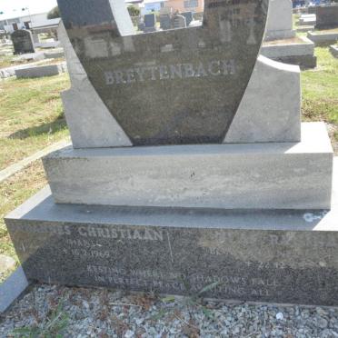 BREYTENBACH  Johannes Christiaan -1969 &amp; Olaf Regina -1968