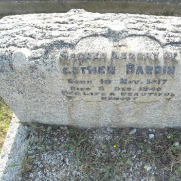 BARDIN Esther 1917-1940