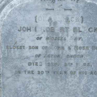 BLACK John Robert -1905