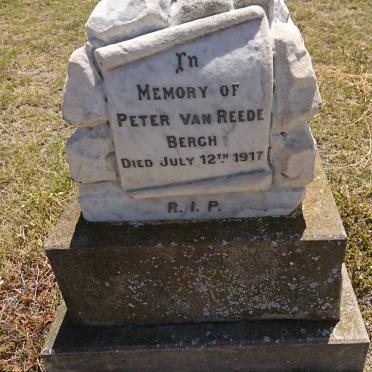 BERGH Peter van Reede -1917