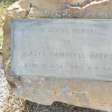 HARRIS Gladys Campbell 1914-1966