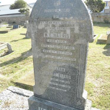 HARRIS M.E. nee ARPIN 1901-1947