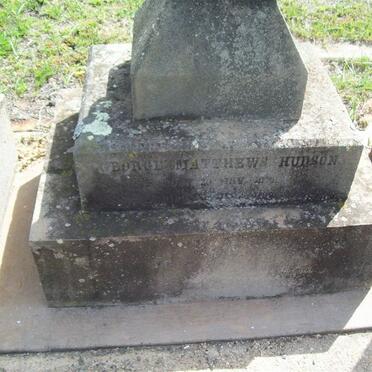 HUDSON George Matthews 1838-1890