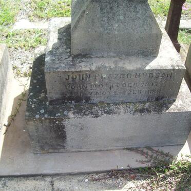 HUDSON John Frazer -1888