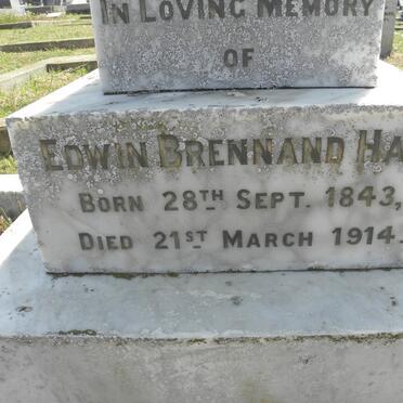 HALL Edwin Brennand 1943-1914