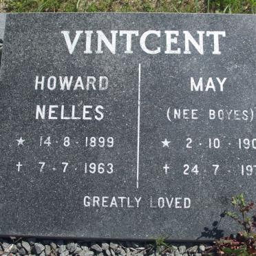 VINTCENT Howard Nelles 1899-1963 &amp; May BOYES 1901-1979