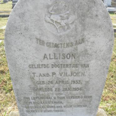 VILJOEN Allison 1933-1934