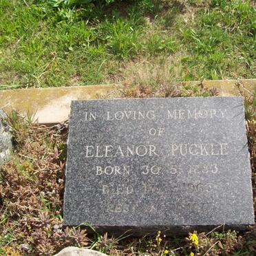 PUCKLE Eleanor 1883-1963